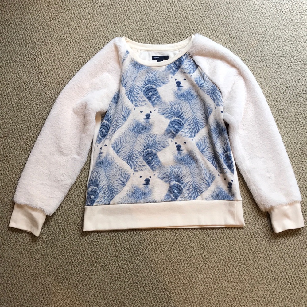 Blue Polar Bear Sweater